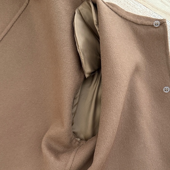 Cinzia Rocco Classic Short Baby Alpaca Wool Coat - Picture 10 of 14